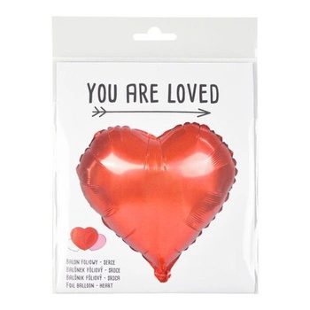 BALON FOLIOWY SERCE BL6033