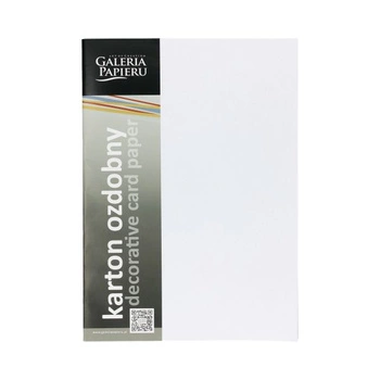 Karton ozdobny Czerpany biały 20 szt./op. 180 g/m2