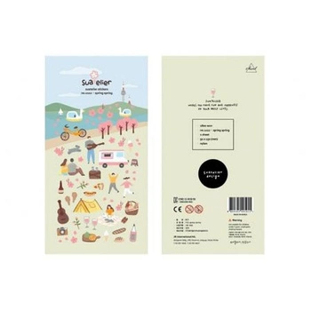 NAKLEJKI ozdobne WIOSNA