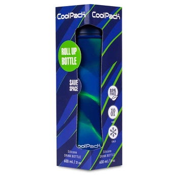 CoolPack Bidon Silikonowy Pump 600 ml Boys Blue