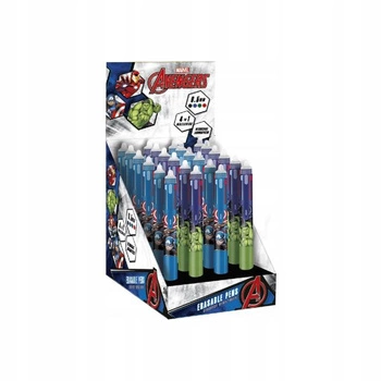 DISNEY - DŁUGOPIS WYMAZYWALNY AUTOMATYCZNY/MULTICOLOR - 4in1 /0,5 mm/