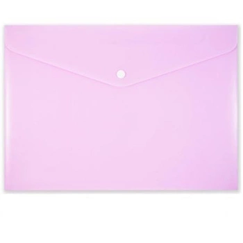 Penmate Koperta na zatrzask A4 PP-113 Różowa Pastelowa@