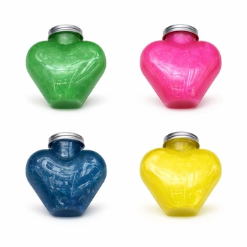 Masa putty brokatowa Serce 360 g, 6 kol., 10x4,5 cm