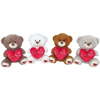 Miś z sercem 'Love' Walentynki 30cm  (mix 4 kolory) zdobione serce