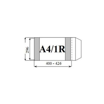 Okładka A4/1-R D&D (wysokość 296mm, szerokość 400/426mm) ( paczka 25szt)