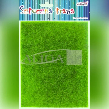 Trawa sztuczna TR-3098, op. zawiera 1 arkusz o wym. 20 x 25 cm  