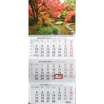 Kalendarz T1 trójdzielny MIX