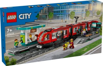 Klocki LEGO City Tramwaj miejski ze stacją 60423