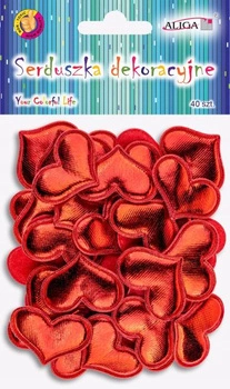 Serduszka dekoracyjne SDS-40 rozm. 3,5cm, op.40szt.