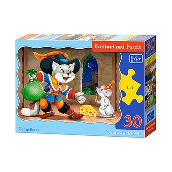 Castorland Puzzle 30 el.  B-03730-1 Cat in Boots @