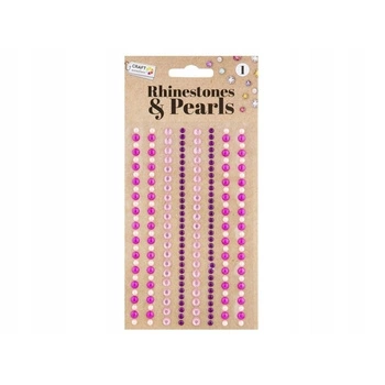 DŻETY I NAKLEJKI PERŁOWE RÓŻOWE/ 8720257109197