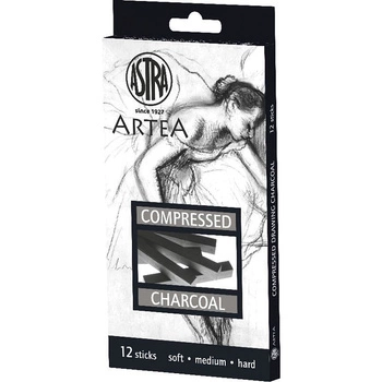 ZESTAW WĘGLI PRASOWANYCH ASTRA  ARTEA -CZARNY