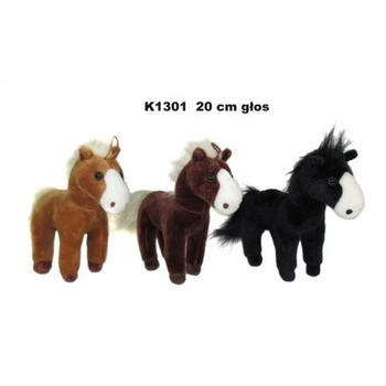 Pluszak KOŃ 3 KOLORY Z GŁOSEM 20 CM 169471