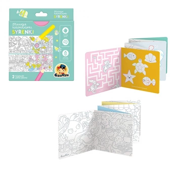 CzuCzu Dłuuugie kolorowanki Syrenki