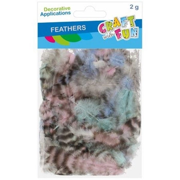 OZDOBA DEK PIÓRKA 2G CENTKI PASTEL CF PBH 12 288