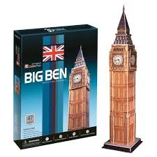 Puzzle 3D 47 el. Zegar Big Ben