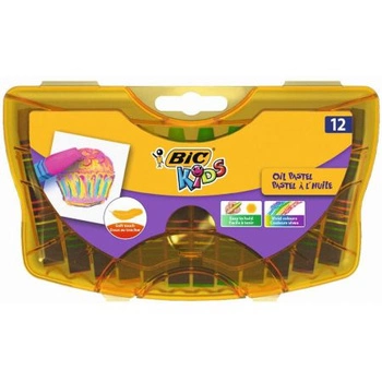 Pastele olejne w etui 12 kolorów BIC