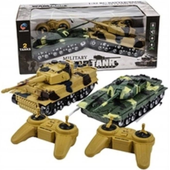 CZOŁGI X 2 RC 43/19/17 ŚWIATŁO Zestaw