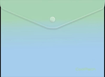 COOLPACK - GRADIENT - KOPERTA NA DOKUMENTY A4 - na zatrzask - MOJITO