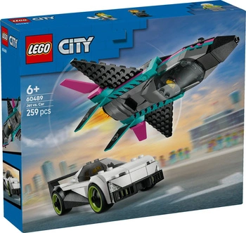 Klocki LEGO City Odrzutowiec Kontra Samochód 60489