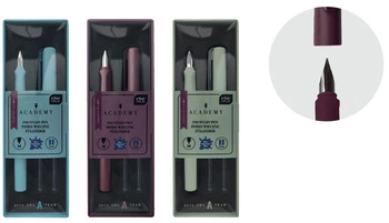 Zestaw pióro wiecz+2 nab w etui Academy