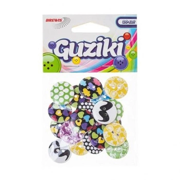 GUZIKI GU10 KOLOROWE WZORY