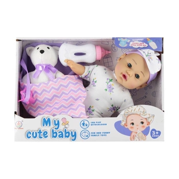 Lalka Bobas 30cm miękka z akcesoriami MEGA CREATIVE 568560 31X22X11