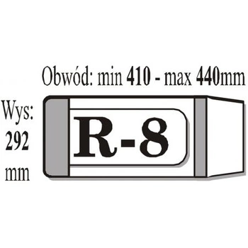 OKŁADKA REGULOWANA R-8 KSIĄŻKOWA