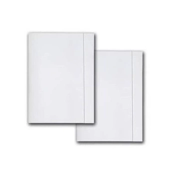 TECZKA A4+ Z GUMKĄ  biala