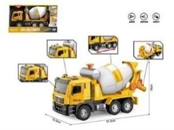 Auto betoniarka 1:10 światło dźwięk 31,5x17x11cm open box 38x21x13,5 c