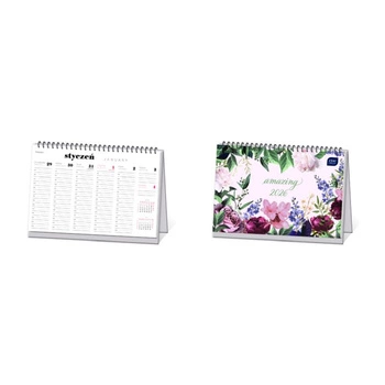 Kalendarz na biurko tygodniowy Kwiaty 26