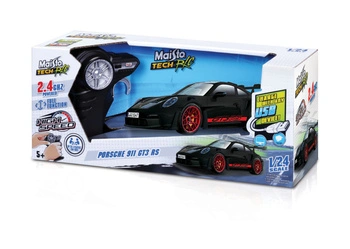 Maisto RC - 1:24 RC Premium - Porsche 911 GT3 RS, czarne, 2,4 GHz, USB