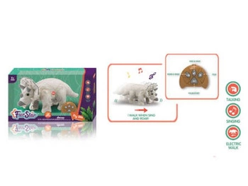 PLUSZOWY DINOZAUR NA RADIO Z DŹWIĘK