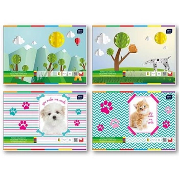 Zeszyt papierów kolorowych A4/10kartek