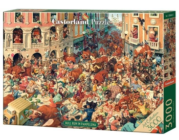 Castorland Puzzle  3000 el. Bull Run in Pampeluna