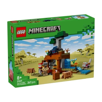 Klocki LEGO Minecrafta 21269 Wyprawa do pancernej kopalni