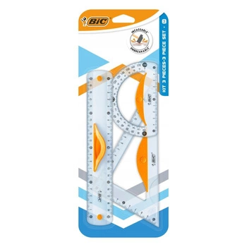 Bic Linijka Tracing Ruler 3 elementy mix