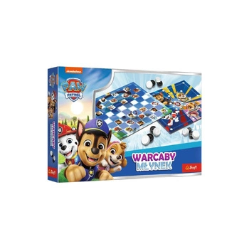 Gra planszowa Warcaby i Młynek, Paw Patrol