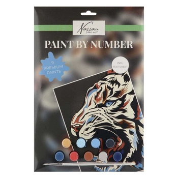 MALOWANIE PO NUMERKACH+FARBKI TYGRYS / 8720257139040