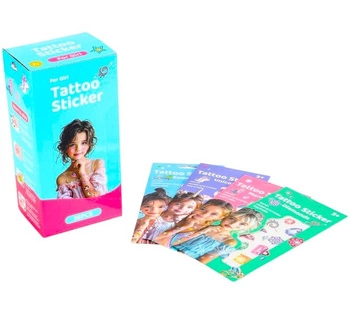 ZESTAW TATUAŻY DLA DZIEWCZYNEK 36SZT W DISP K800