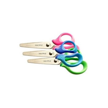 Nożyczki szkolne 5/127mm mix 3kol. Tetis