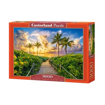 Castorland Puzzle  3000 el. Colorful Sunrise In Miami
