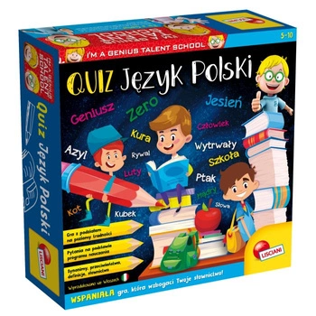 Quiz Język Polski Mały Geniusz, Lisciani