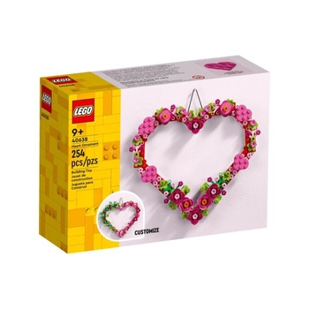 Klocki LEGO Okolicznościowe, Ozdoba w kształcie serca 40638