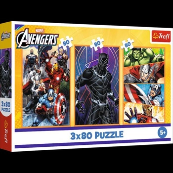 PUZZLE 3X80 el. AVENGERS