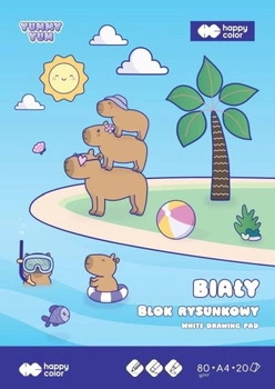 BLOK A4 RYSUNKOWY BIAŁY 80G YUMMY YUM