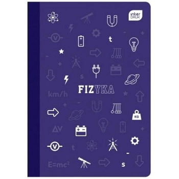 Zeszyt do fizyki PP, 60 kartek, kratka, A5, Interdruk