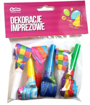 Zestaw '6 trąbek papierowych' Godan