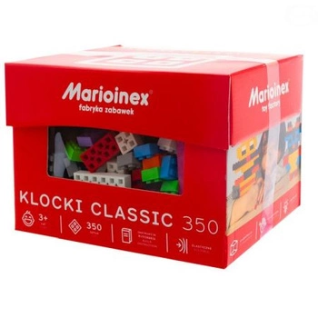 Marioinex Klocki Classic- 350 elemntów