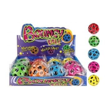 Piłka gumowa super odbijająca 6cm (display12)